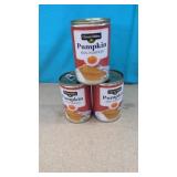 (3) Pumpkin Pie Filling (15oz Cans)  05/2028