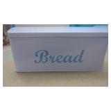New Metal Bread Box   Single LoafBread printed