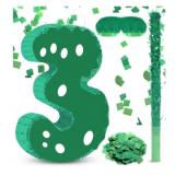 New 3rd Birthday Number 3 Dinosaur Piï¿½ata 15 Inch