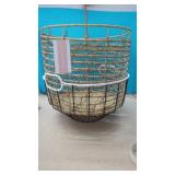 New Decorative Storage Basket with Metal Frame