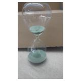 New Glass sand Timer 8' Green Sand