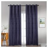 New Jacquard 2-Piece 100% Blackout Curtains,