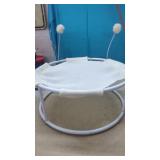New Cats White  Hammock With 2 Spring Toys  18"