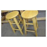 2 Good Used 24" Barstools (Solid)John Thomas