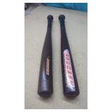 (2) New 17.5" Security Baseball Bats