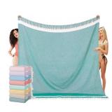 New Teal Oversized Turkish Beach Towel Blanket