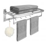 New 23" Towel Rack with Towel Bar Holder Shiny