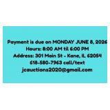 Payment & Location Info