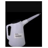 (New) 5qt Plastic Utility Can with 8 inch spout