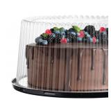 10 - 9' Plastic Disposable Cake Containers