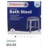 (New)  Rotating Bath Stool ..300# Limit