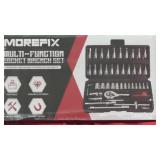 New 46 Pc 1/4' Socket Wrench Set
