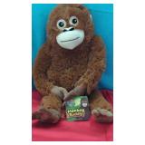 New 18' Monkey Buddy Soft toy Orangutan.  Velcro