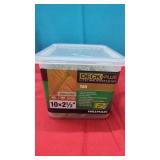 5Lb  10x 2.5' Tan Deck Screws (Hillman) Wood