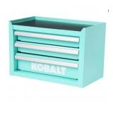 NEW Kobalt Mini-Base 3-Drawer TEAL Steel Toolbox