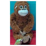 New 'Monkey Buddy',  Soft toy, Orangutan.    18'