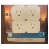 Enbrighten WiFi Micro Smart Plug - White (Pack of