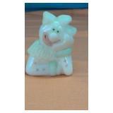 Fenton Clown Hand Painted with sticker