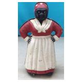 Estate Vintage Black Americana Mammy  Cast Iron