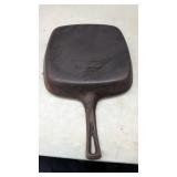 Estate. Vintage  Cast Iron Square Skillet Marked