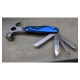 Apollo Blue Hammer Multi-tool, featuring a bright