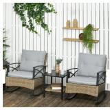 (Read Description) New 2 pc Wicker / Metal Frame