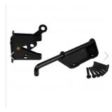 (2 )New Black Steel Gravity Latch Kits