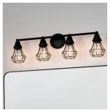 New Kichler 4 Light Bathroom Vanity Light 30.5"