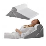 Bedluxe Wedge Pillow Set for After Surgery,