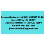 Payment Date, Time & Location Info
