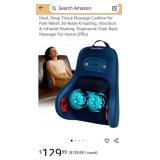 New Shiatsu Neck and Back Massager with Heat,