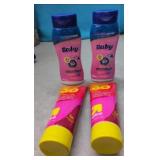 Sunscreen Lot. 2 Adult SPF30 & 2 Baby Sunscreen