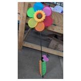 New Colorful Garden Pinwheel ,41' Tall, featuring