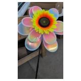 New Rainbow Sunflower Wind Spinner, a colorful