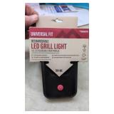 New Universal Fit LED Grill Light  Rechargeable