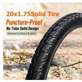 New 20 Inch Bike Tire Solid Bike Tires Airless