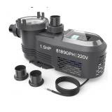 New $509 Aquastrong Variable Speed Pool Pump, 1.5