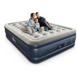 iDOO Queen Air Mattress with Built in Pump, 18"