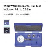 (New) WESTWARD Horizontal Dial Test Indicator: 0