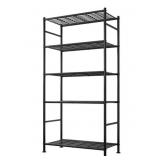 Storage Shelves, 5-Tier Heavy-Duty Metal