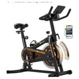 Exercise Bike with APP,Indoor Cycling Bike,