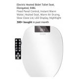 (New) Elongated Electric Bidet Toilet Seat