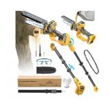 New Ecarke 2-in-1 Electric Pole Saw Compatible