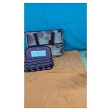 ( New) Thirty One Sketchy Dot Purse & Makeup Bag