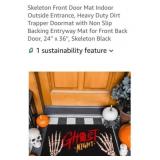 (New)24"x 36" Skeleton Indoor/ Outdoor Non-Slip