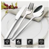 NEW 40 pc.Kingstone Stainless Steel Flatware Set