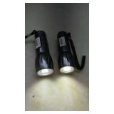 2 New COB LED Flashlights. Both Working