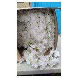 Large Bulk Box of White Artificial sSlk Hydrangea