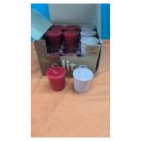 (18) 2" Votive Candles Sleepy Time & Strawberry