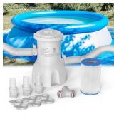New Above Ground Pool Filter Pump, 800 Gallons
